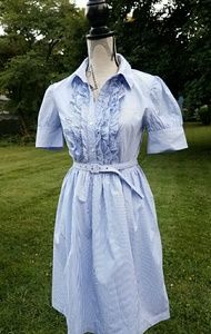 Blue pin stripe dress SOLD